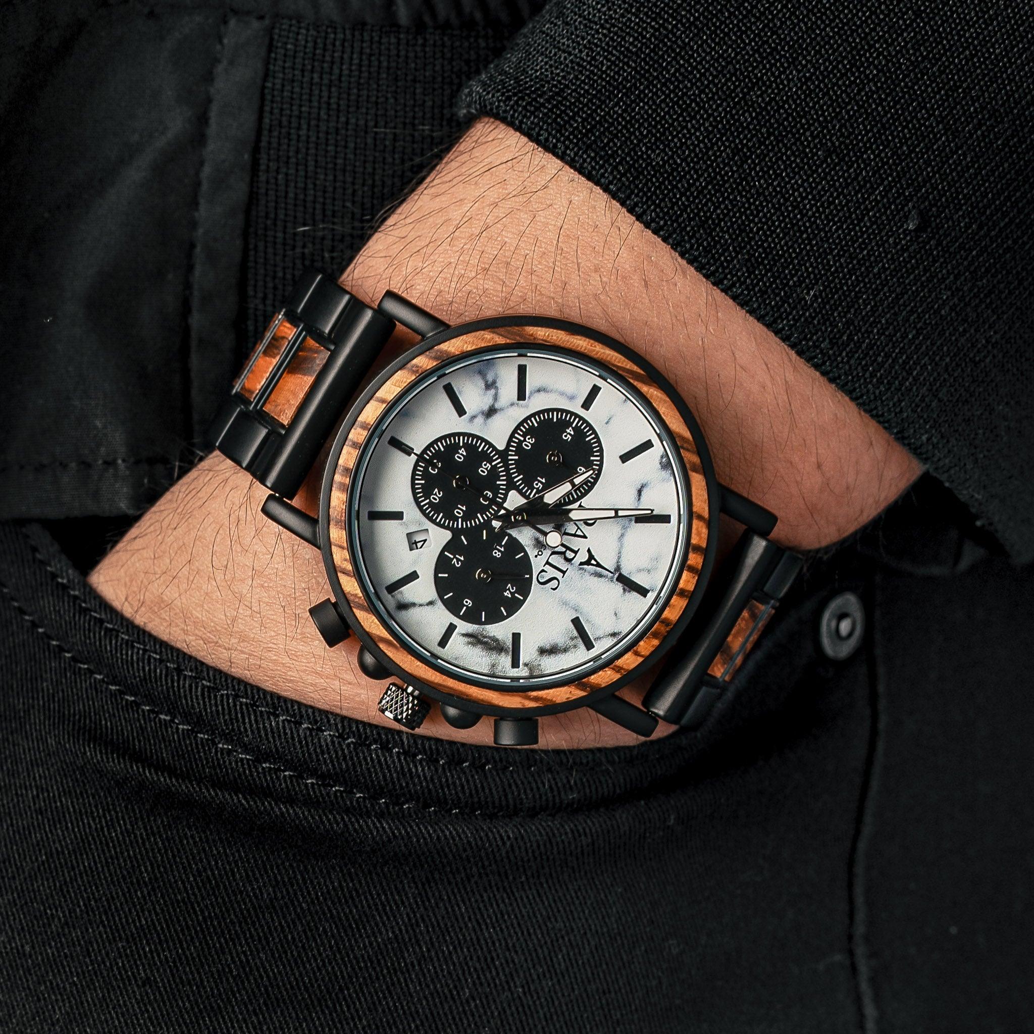 Chrono Charisma - Marble Beige - Paris Watch Company