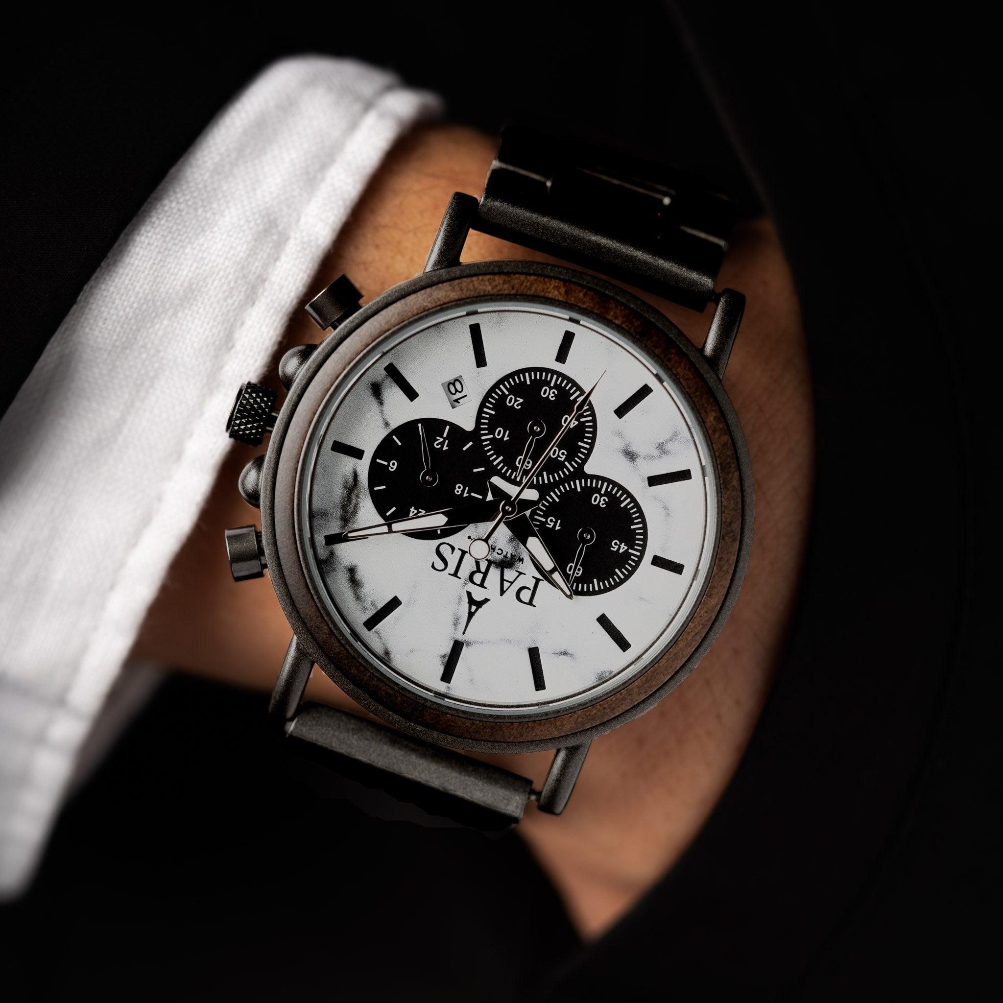 Chrono Charisma - Marble Charcoal - Paris Watch Company