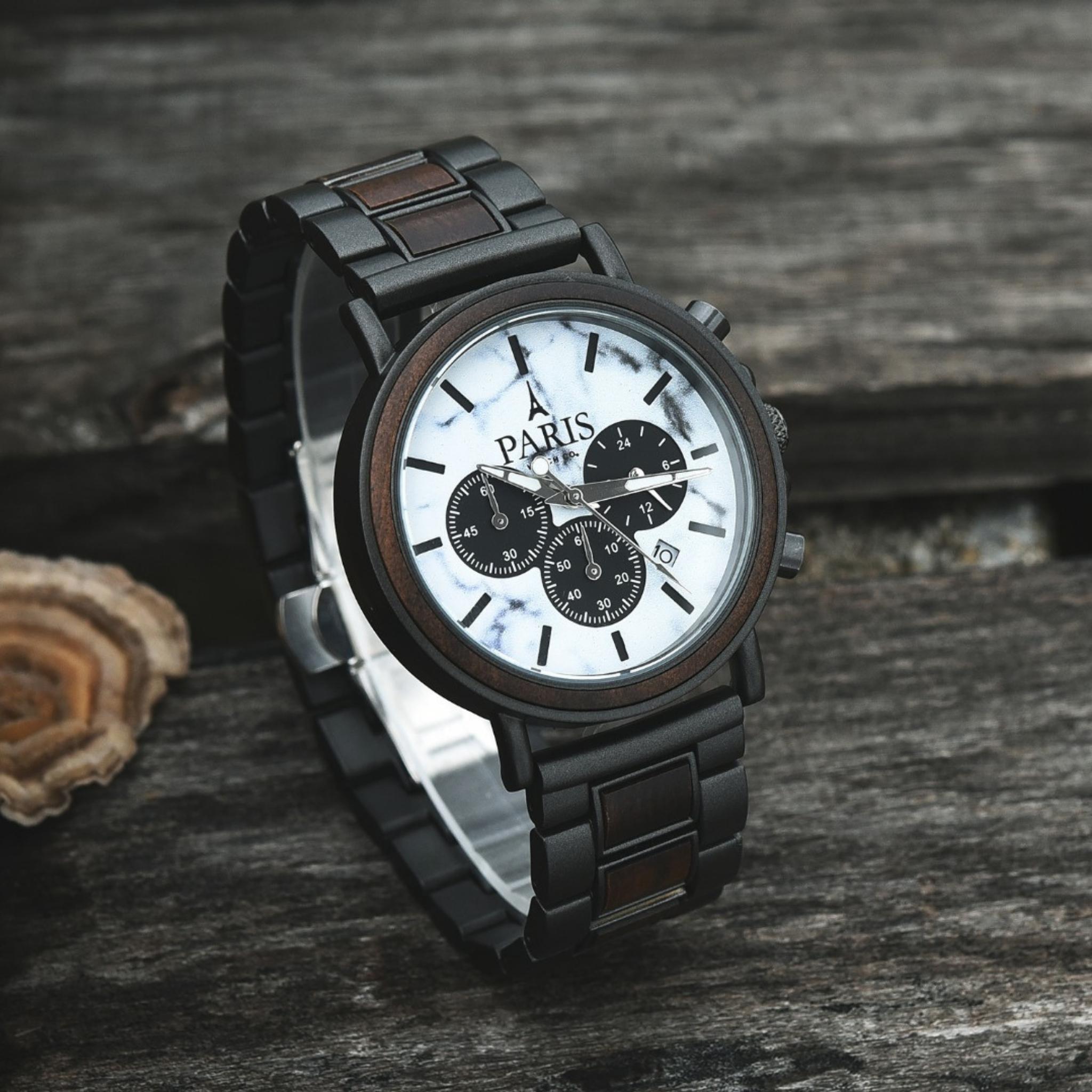 Marble Charcoal - Paris Watch Company