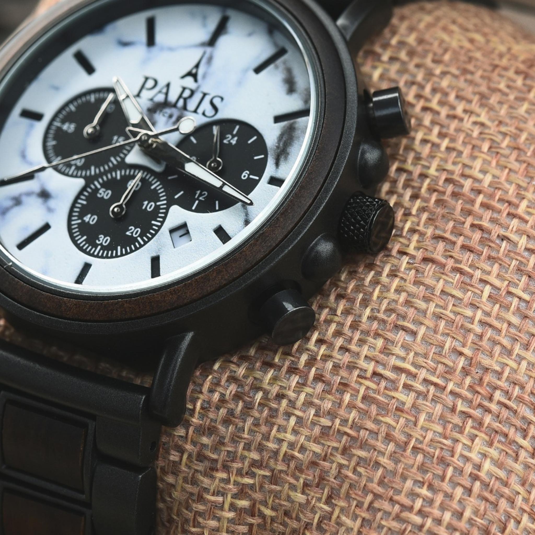 Marble Charcoal - Paris Watch Company