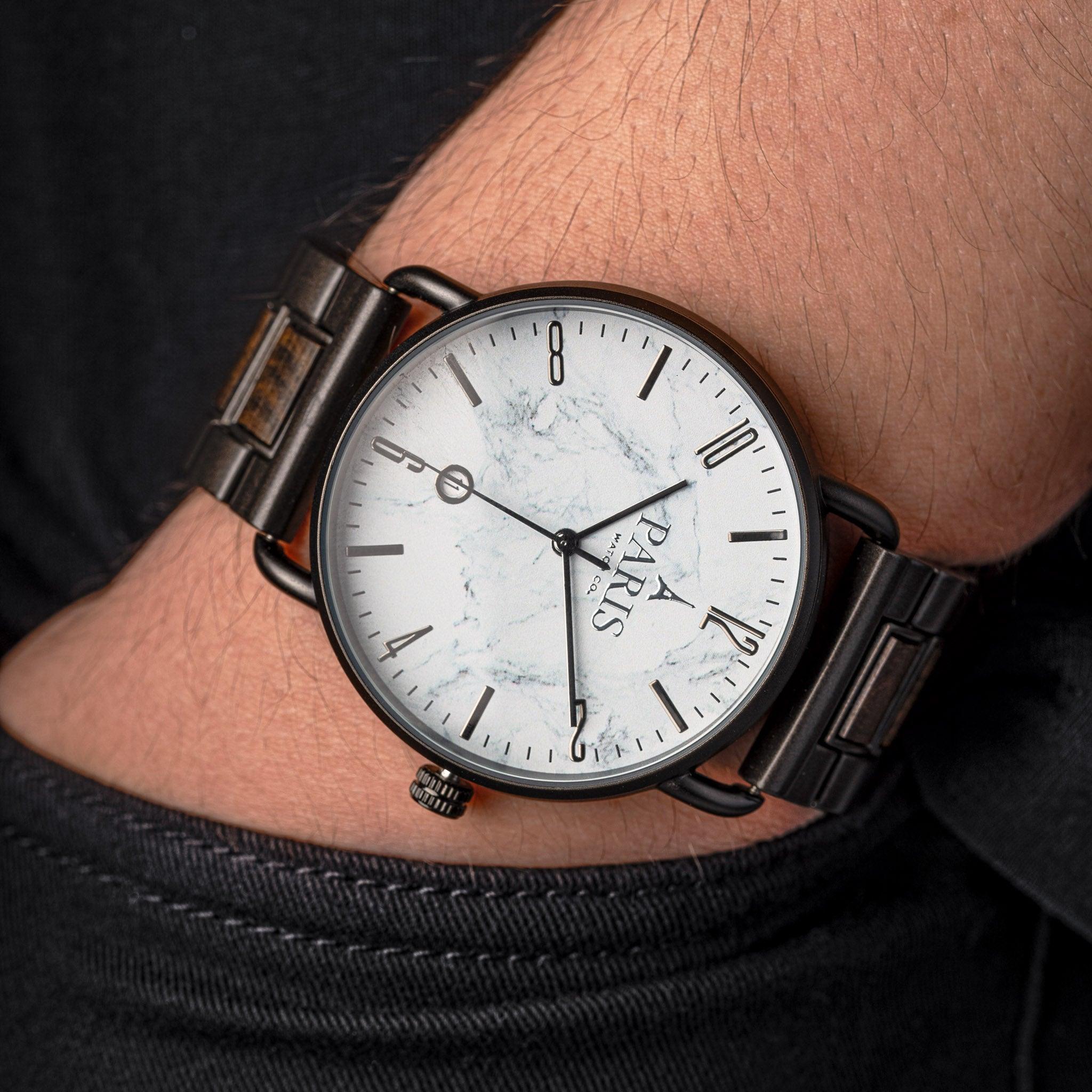 Mystic - White Marble - Paris Watch Company