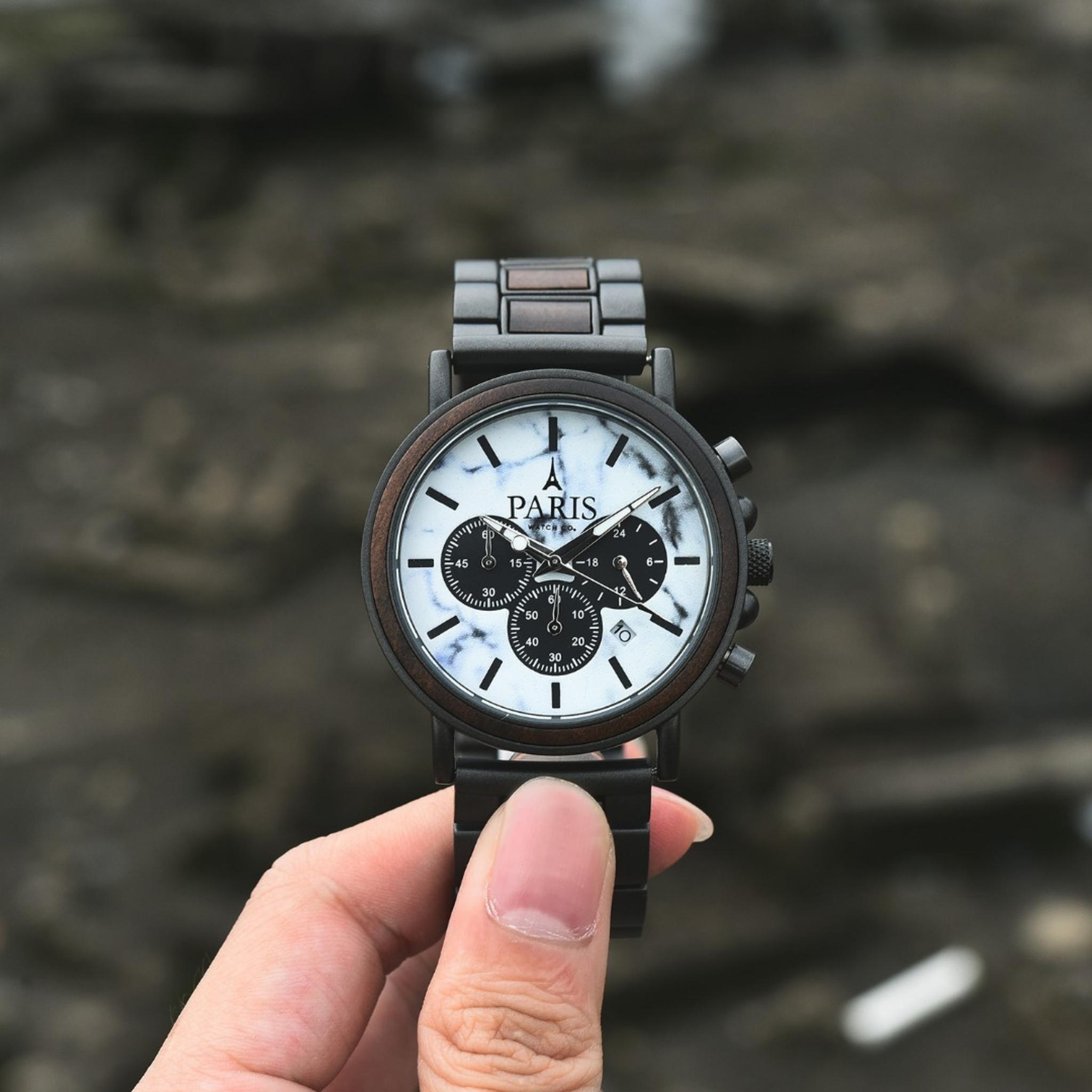 Marble Charcoal - Paris Watch Company