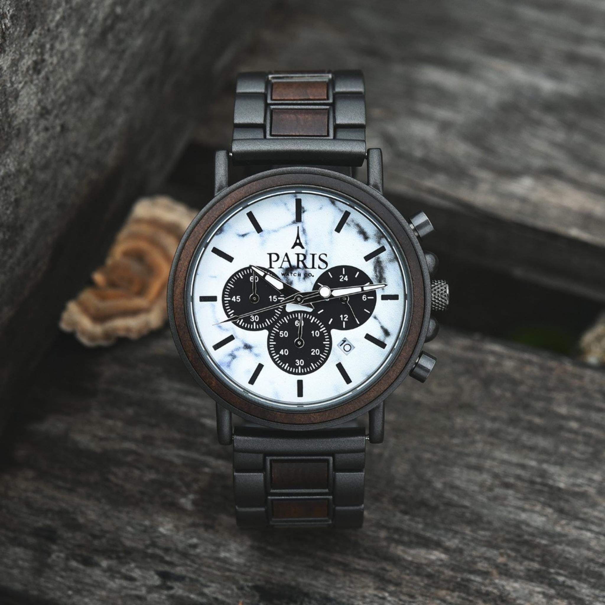 Marble Charcoal - Paris Watch Company